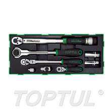 Torque Wrench, Adapter & Ratchet Handle Set