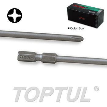 1/4 Hex Shank Phillips & Slotted Screwdriver Bits - TOPTUL The Mark of  Professional Tools