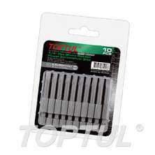 (L 50mm) 1/4" Hex Shank Slotted Power Screwdriver Bits 0