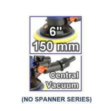 6" (Insert disc 5")(No Spanner Series) COMPOSITE AIR RANDOM ORBITAL SANDER (Central-Vacuum)