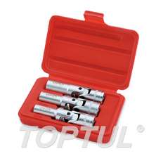 3PCS 3/8" DR. Glow Plug Socket Set 0